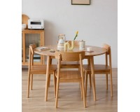 Berlin Solid Oak Round Dining Table (new arrival)